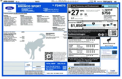 2026 Ford Bronco Sport Outer Banks IN-TRANSIT