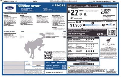 2025 Ford Bronco Sport Outer Banks IN-TRANSIT