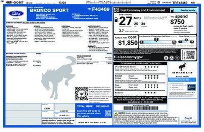 2026 Ford Bronco Sport Outer Banks IN-TRANSIT
