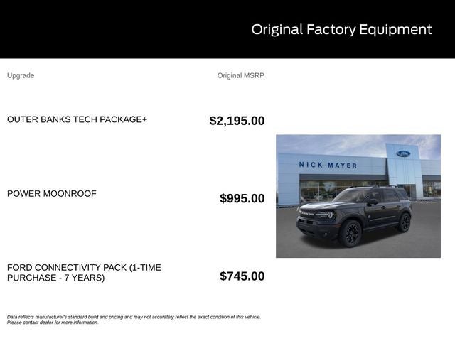 2026 Ford Bronco Sport Outer Banks IN-TRANSIT