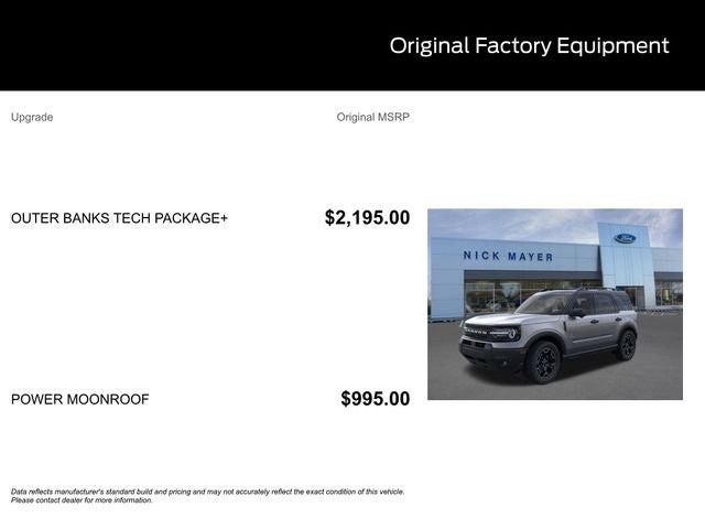 2026 Ford Bronco Sport Outer Banks IN-TRANSIT