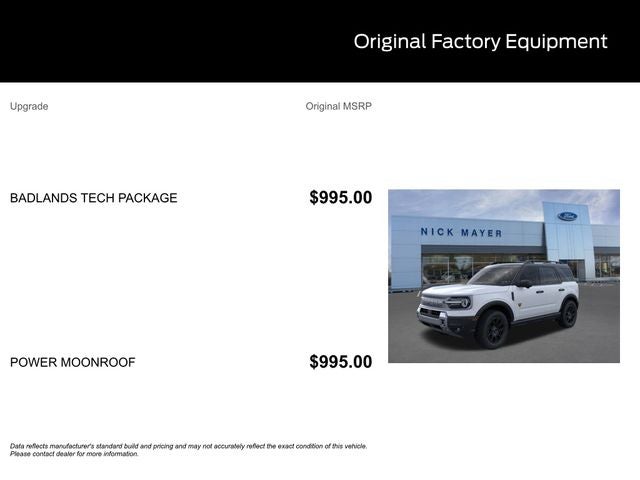 2026 Ford Bronco Sport Badlands