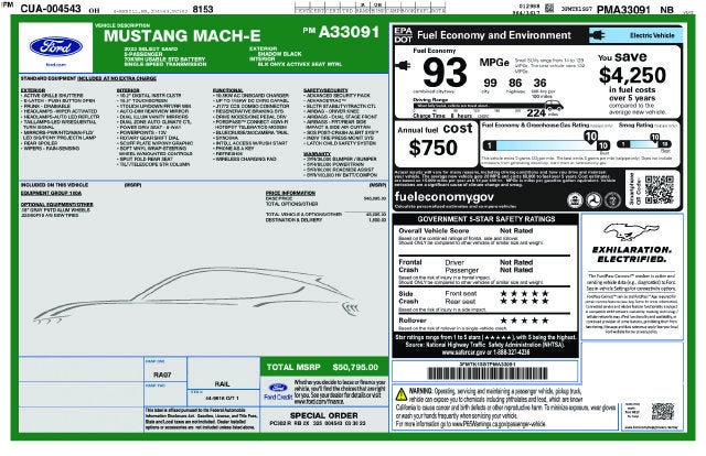 2023 Ford Mustang Mach-E Select