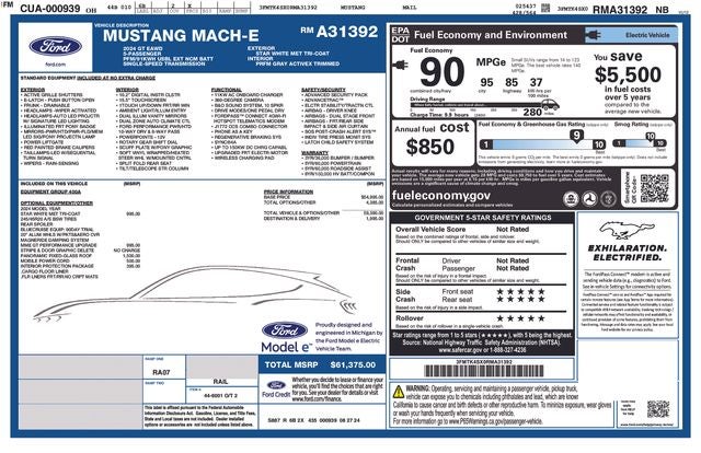 2024 Ford Mustang Mach-E GT IN-TRANSIT