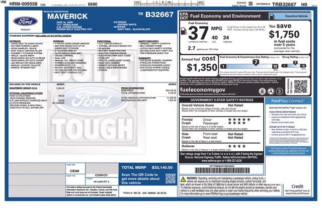 2026 Ford Maverick XL IN-TRANSIT