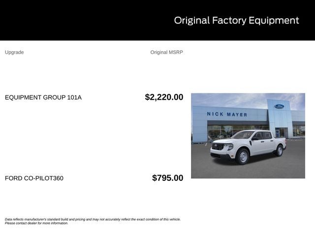 2026 Ford Maverick XL IN-TRANSIT