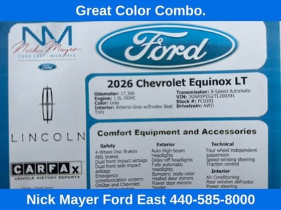 2026 Chevrolet Equinox LT