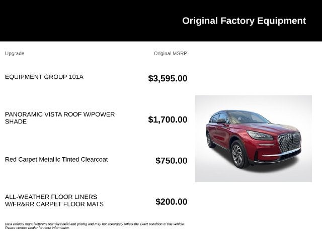 2023 Lincoln Corsair Standard
