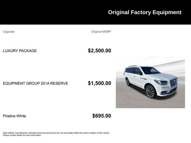 2020 Lincoln Navigator Reserve