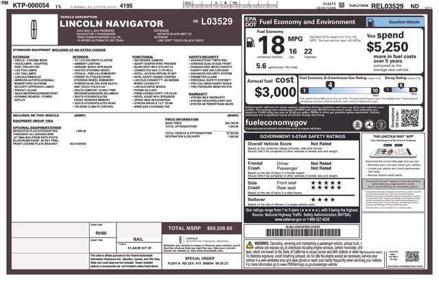 2024 Lincoln Navigator L Premiere