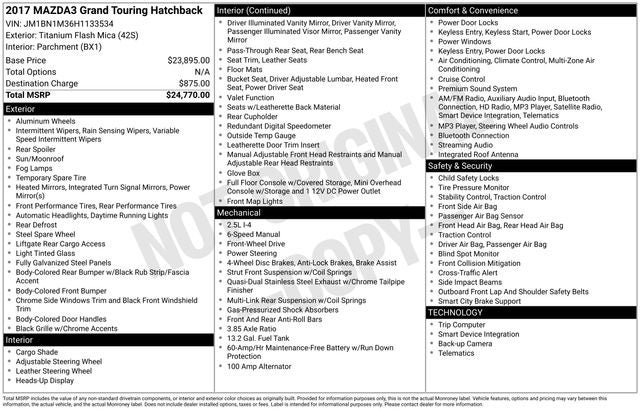 2017 Mazda Mazda3 Grand Touring
