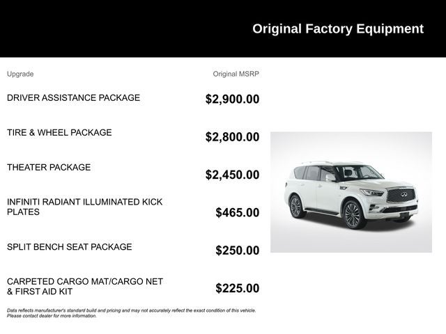 2018 INFINITI QX80 Base