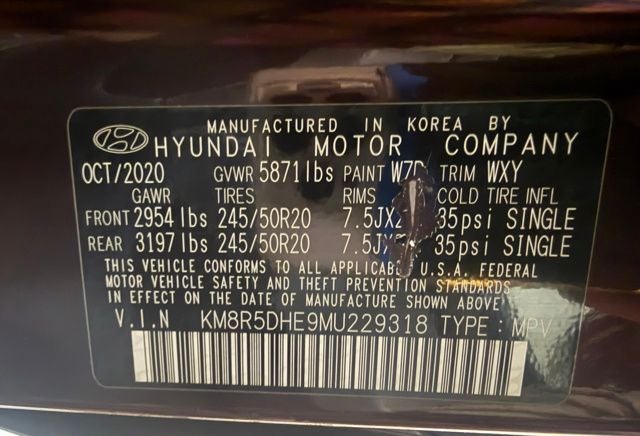 2021 Hyundai Palisade Limited