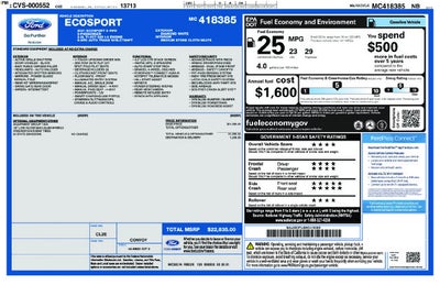 2021 Ford EcoSport S