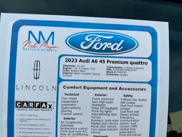 2023 Audi A6 45 Premium quattro