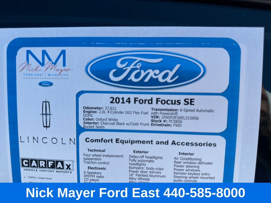 2014 Ford Focus SE