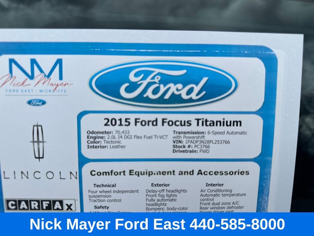 2015 Ford Focus Titanium