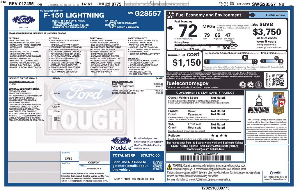 2025 Ford F-150 Lightning Flash