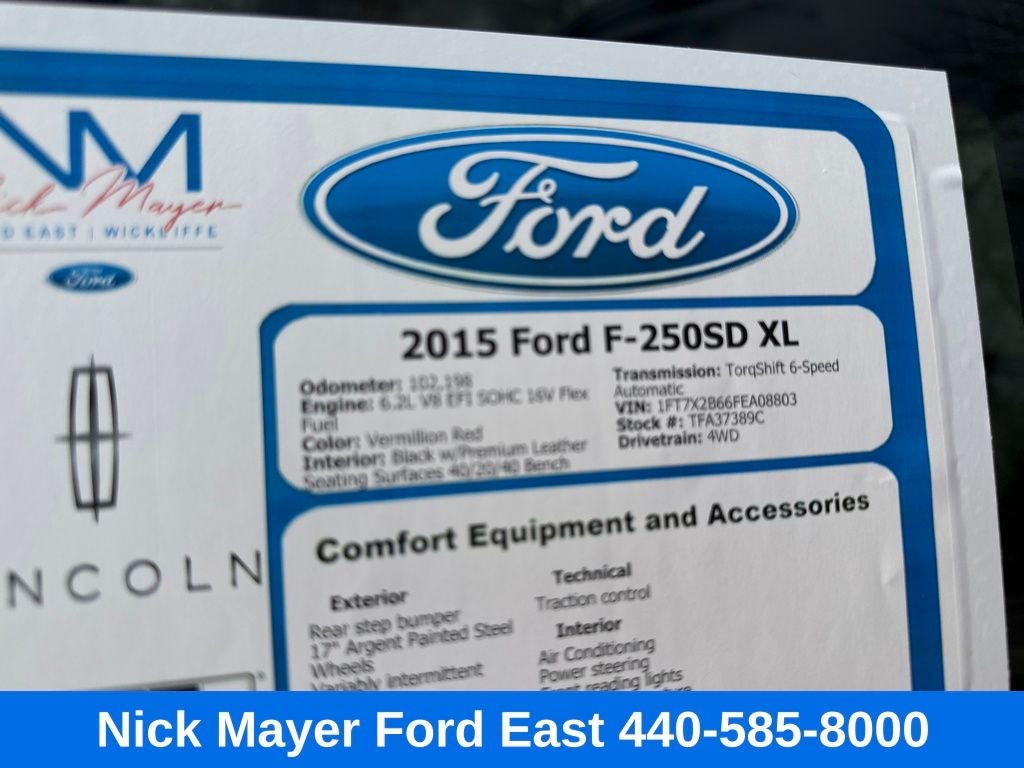 2015 Ford F-250SD XL