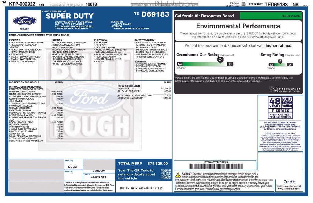 2026 Ford F-450SD XLT DRW