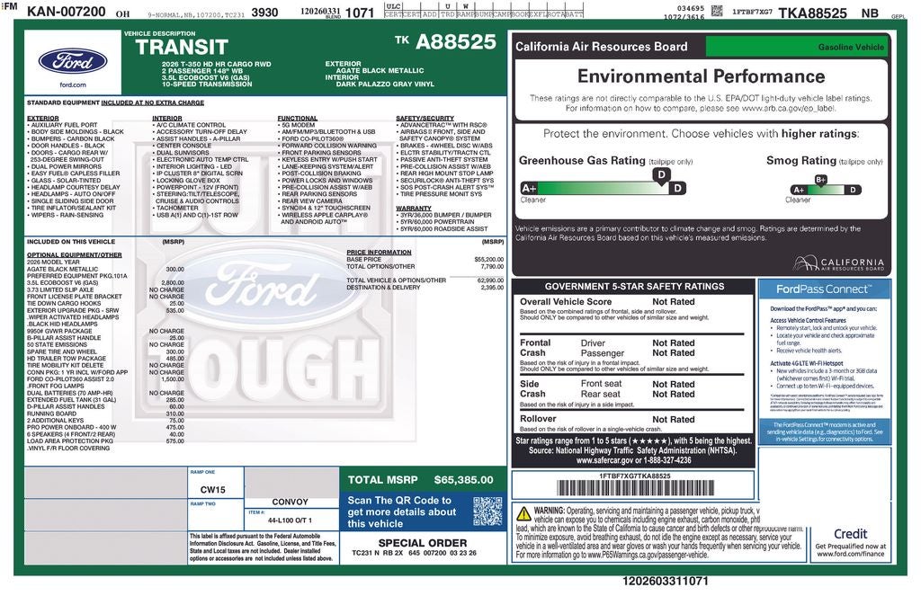 2026 Ford Transit-350 Base