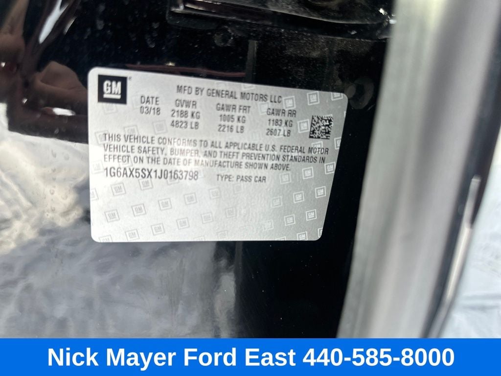 2018 Cadillac CTS 2.0L Turbo Luxury