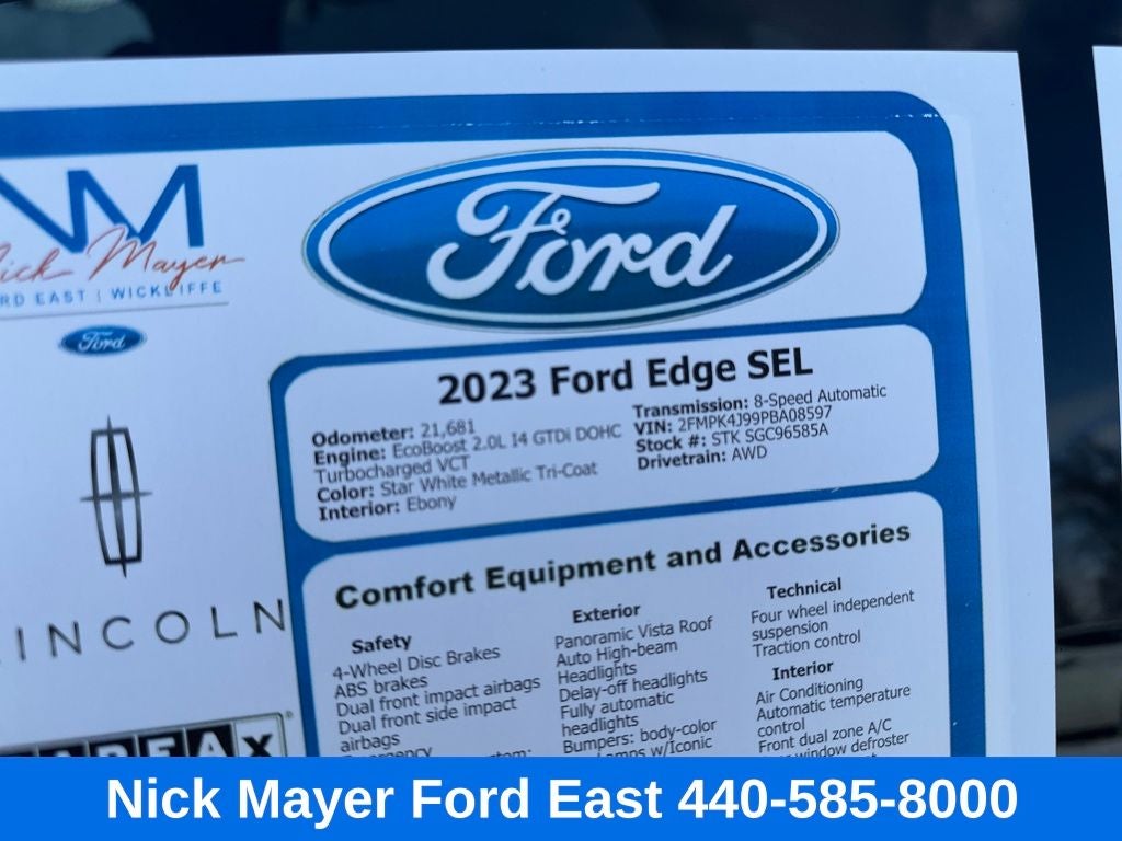 2023 Ford Edge SEL