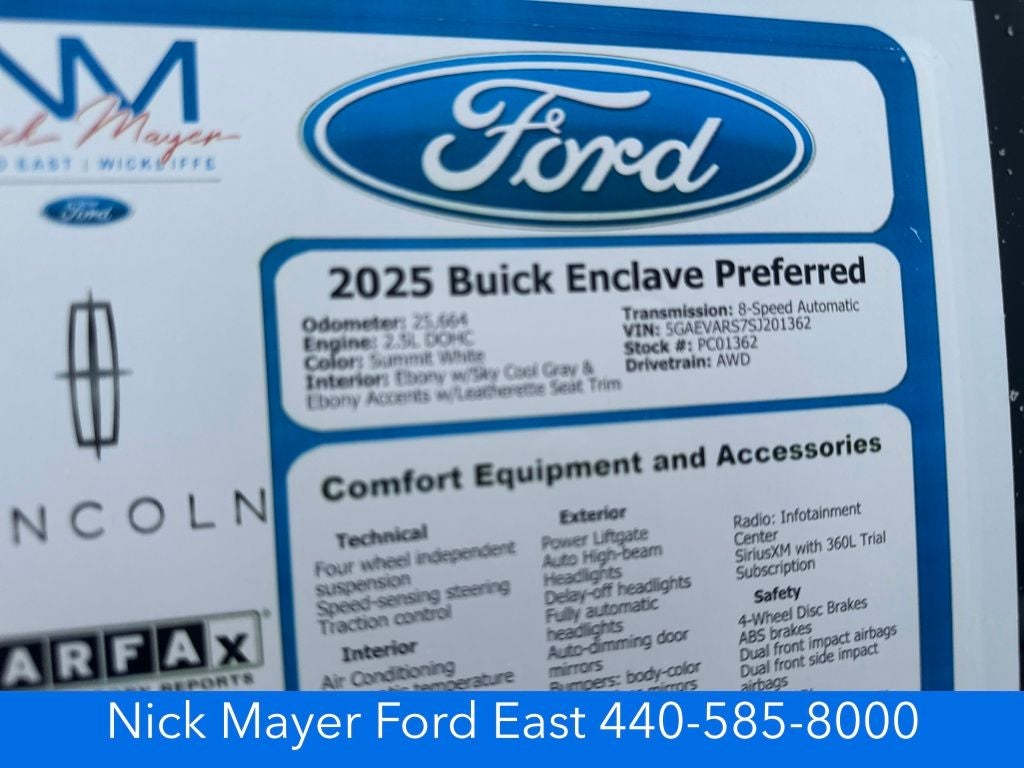 2025 Buick Enclave Preferred