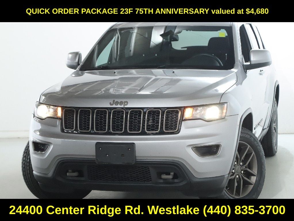2016 Jeep Grand Cherokee 75th Anniversary Edition