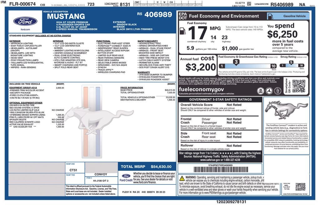 2024 Ford Mustang GT Premium