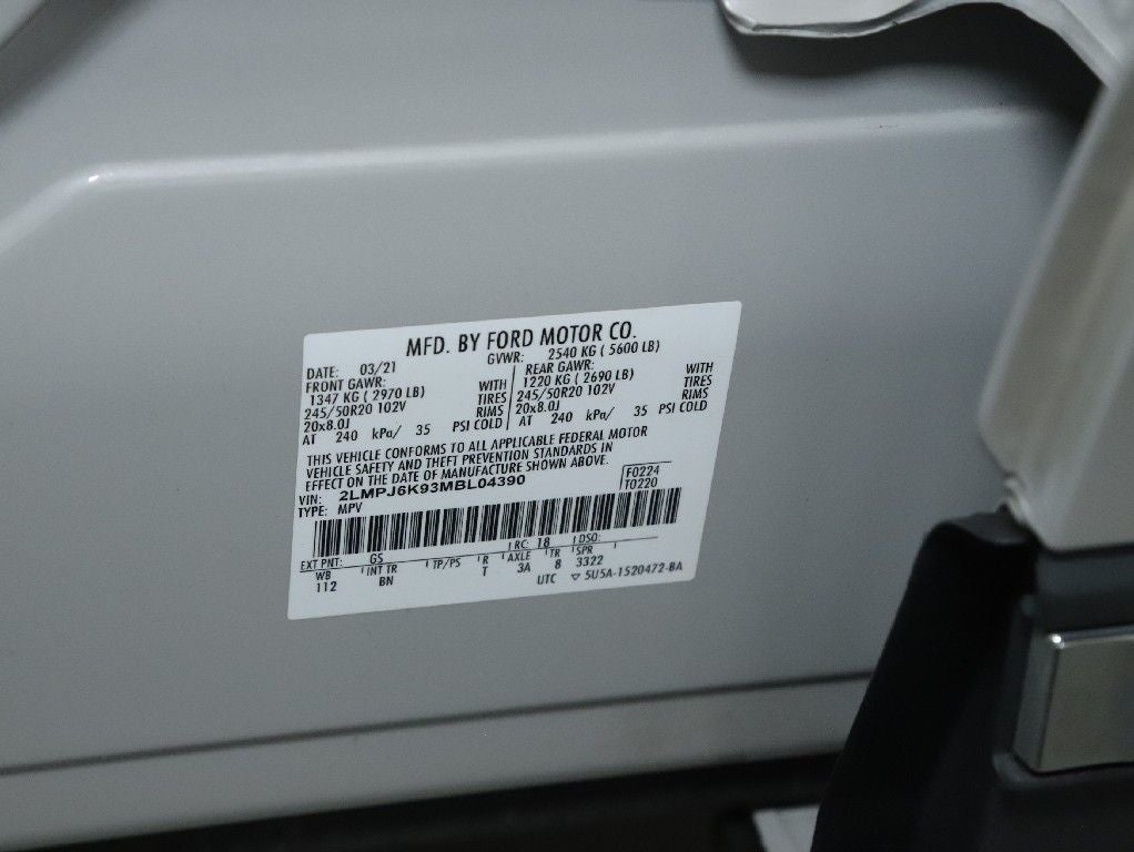 2021 Lincoln Nautilus Reserve