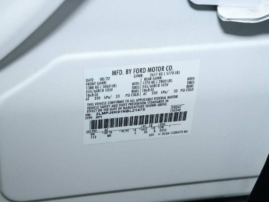 2022 Lincoln Nautilus Reserve