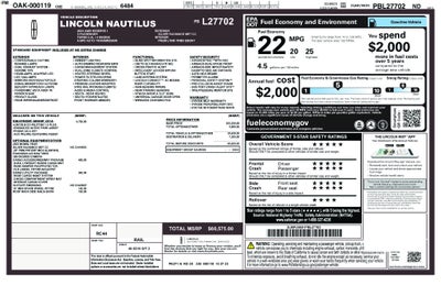 2023 Lincoln Nautilus Reserve