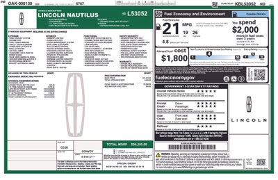 2019 Lincoln Nautilus Reserve