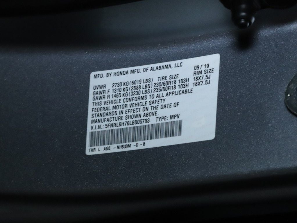 2020 Honda Odyssey EX-L