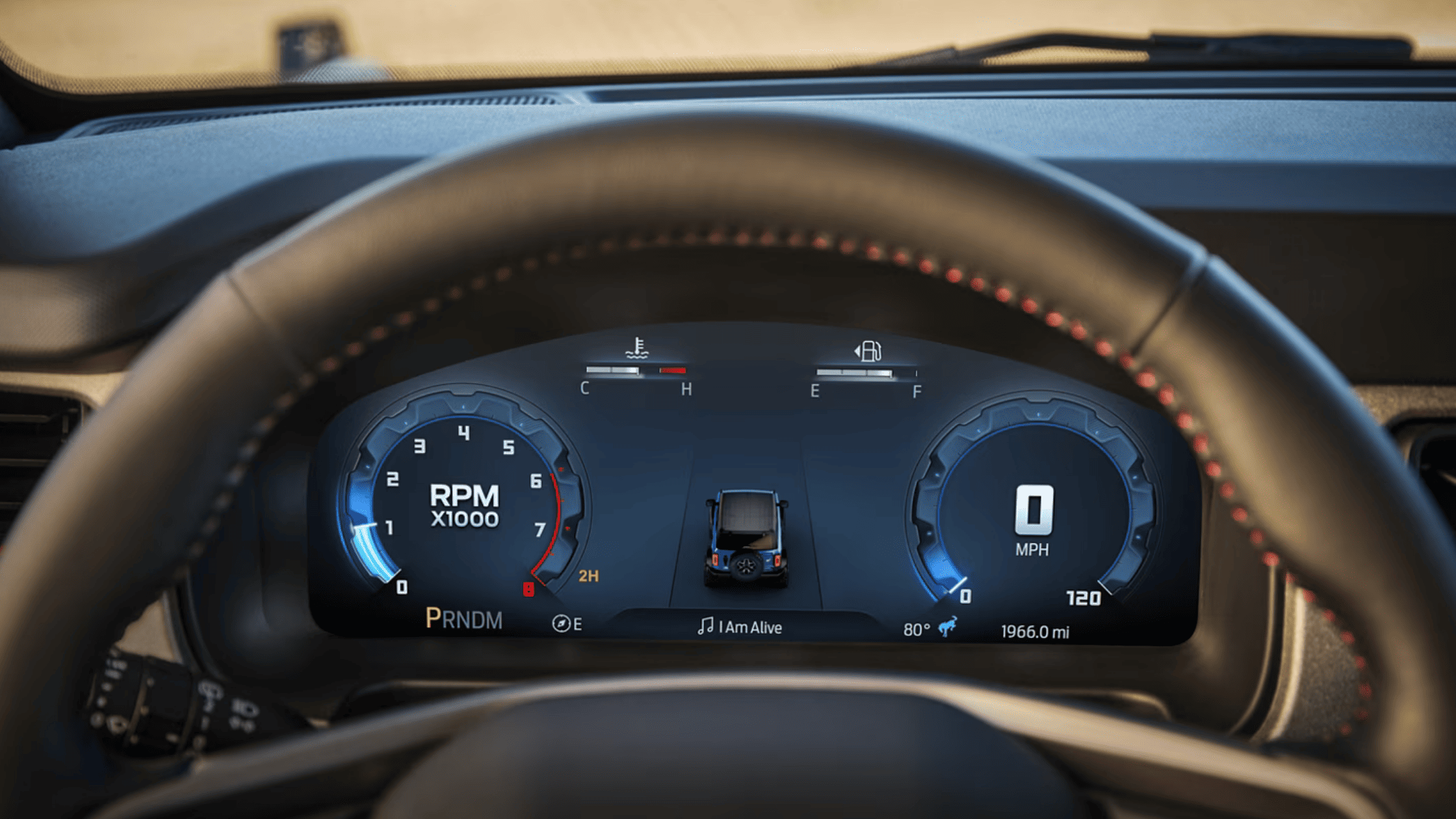 2025 Ford Bronco Dashboard