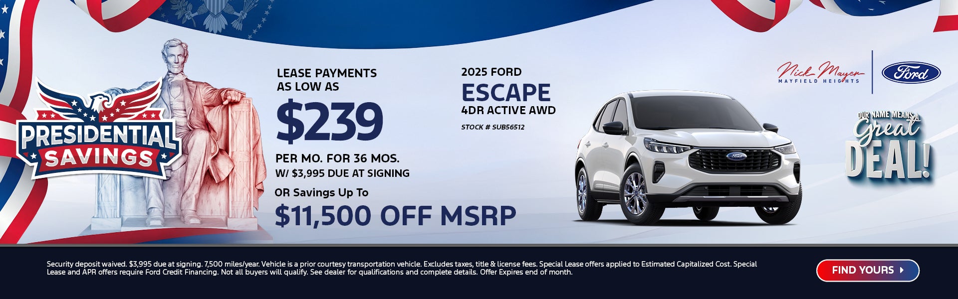 Great Deal - Presidential Savings