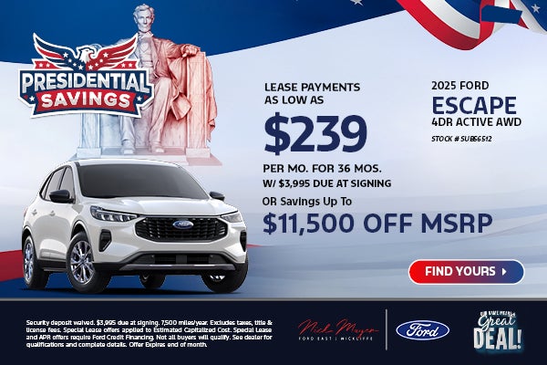 2025 Ford Escape 4DR Active AWD