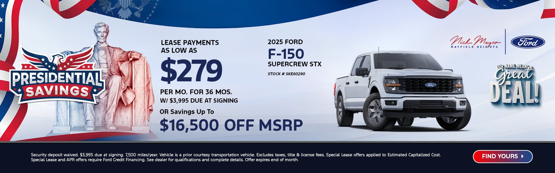 Great Deal - Presidential Savings