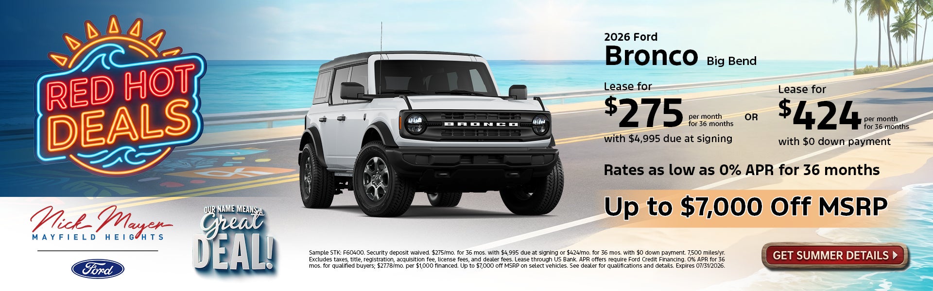 2026 Ford Bronco Big Bend