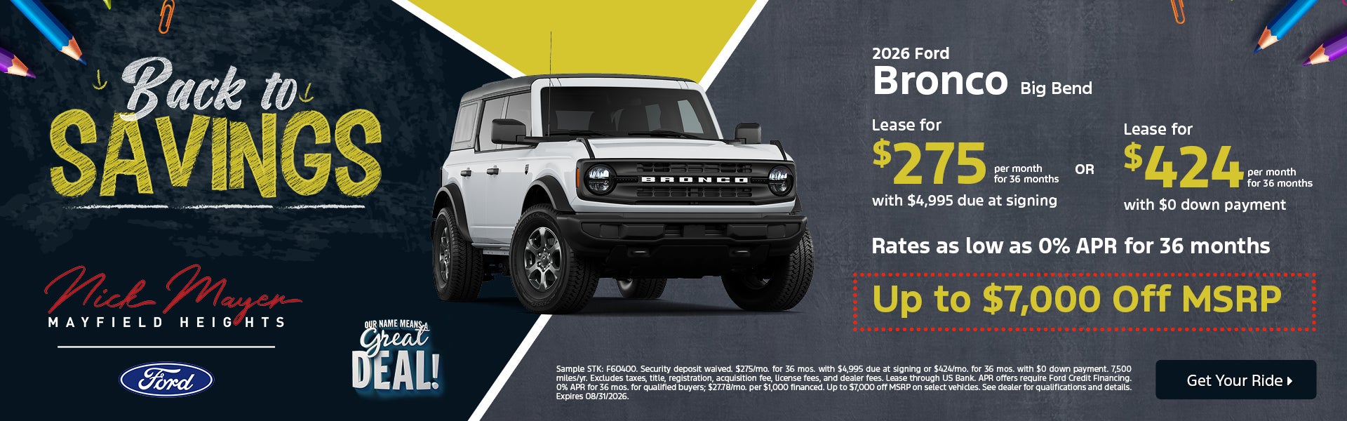 2026 Ford Bronco Big Bend
