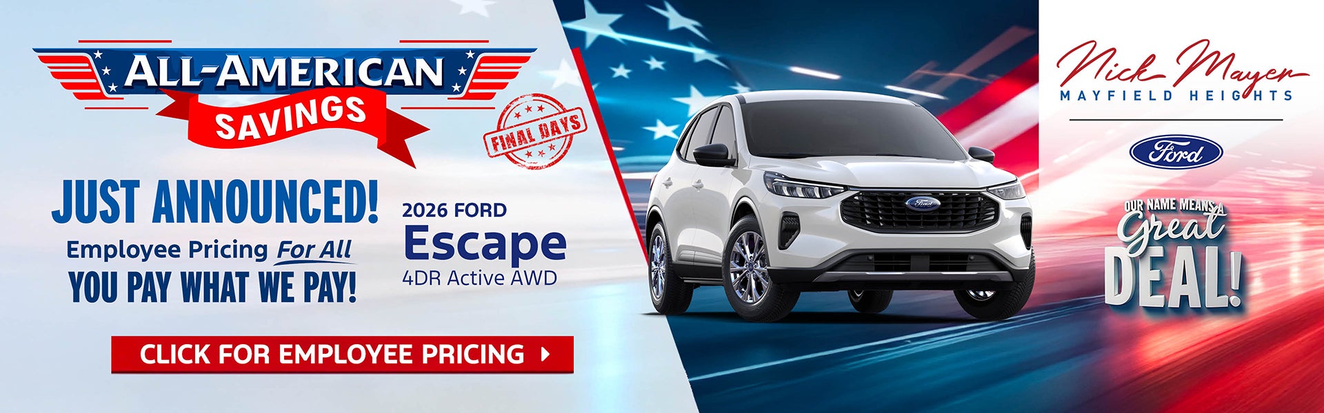 Escape 4DR Active