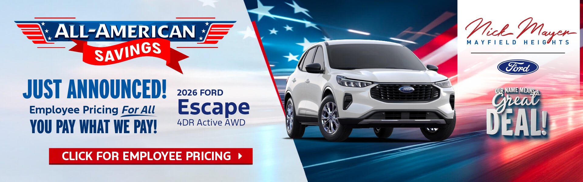 2026 Ford Escape 4DR Active AWD